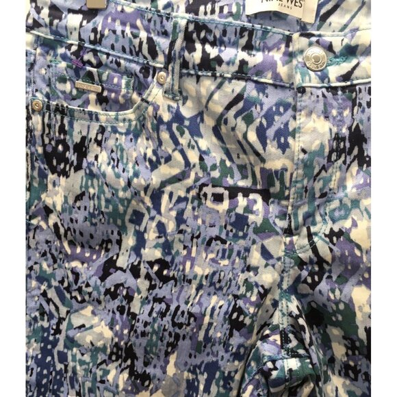 Nine West Chrystie Capri Pants Size 8 Blue Casual Summer Cropped Jeans - Picture 11 of 15